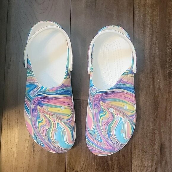 Crocs Multicolored Men's Size 13 - Picture 2 of 5